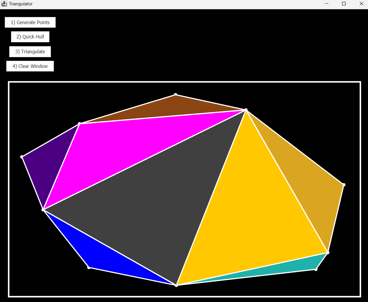 triangulated polygon